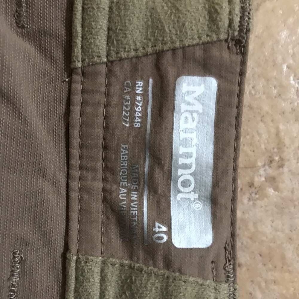 Marmot convertible hiking pants Sz 40 - Picture 4 of 4